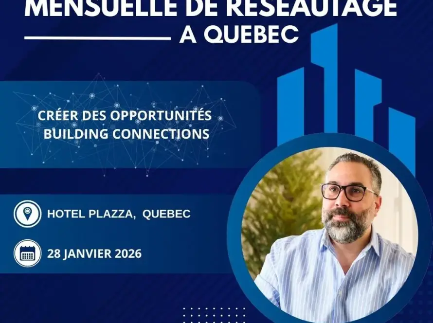 Événement mensuel de réseautage immobilier du CIIQ à Québec