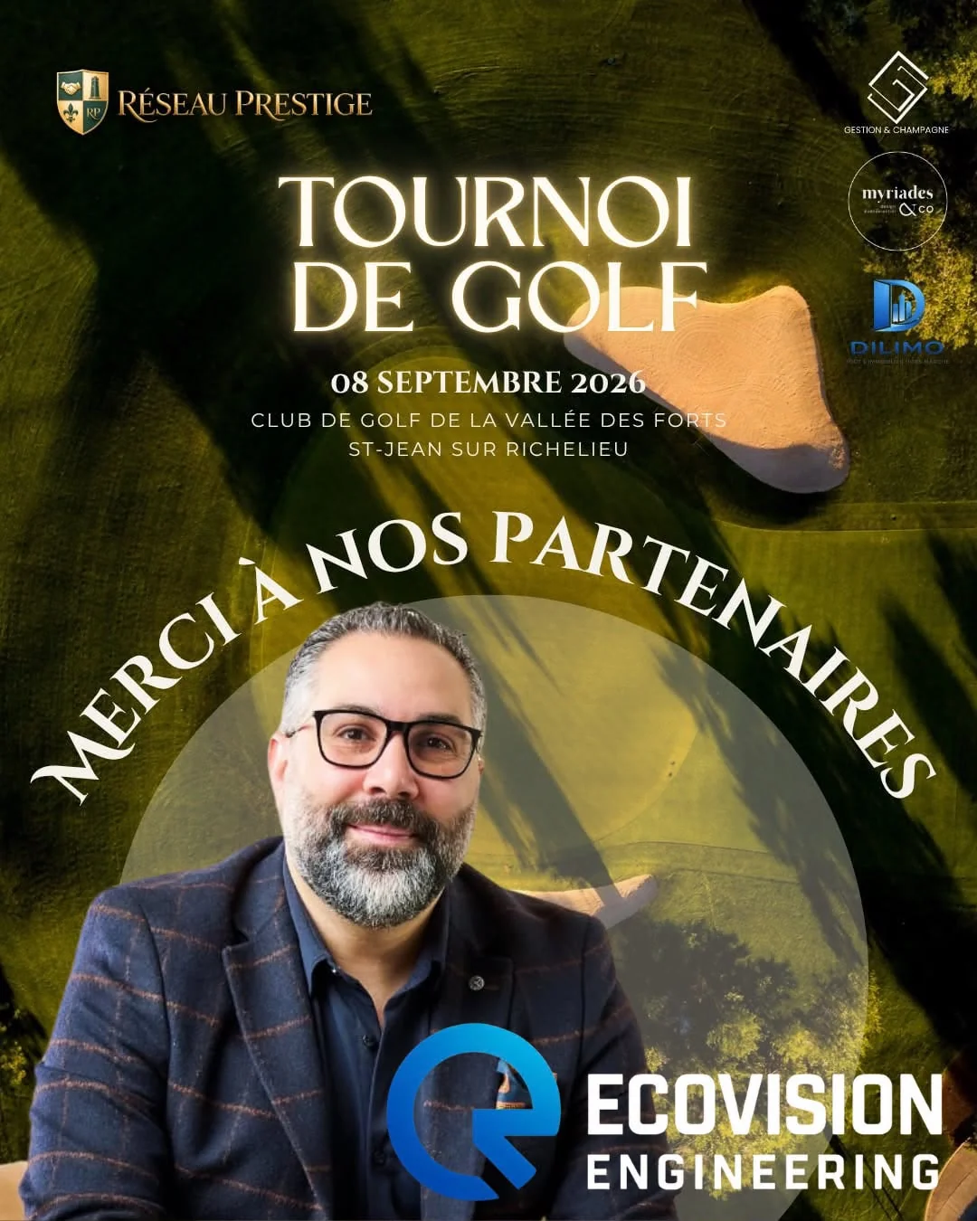 Tournoi de golf Réseau Prestige : Pleux feux sur un partenaire